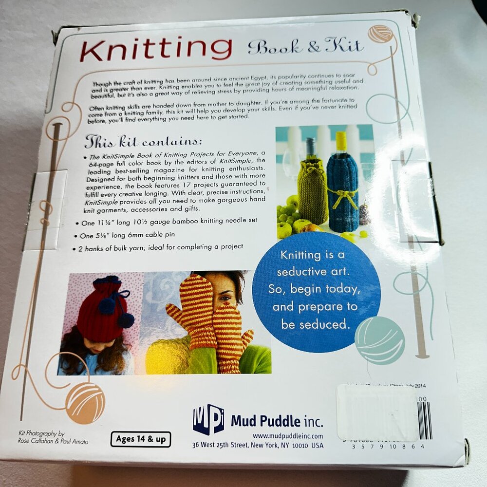 Knitting Book & Kit For beginners/intermediate - Picture 2 of 6